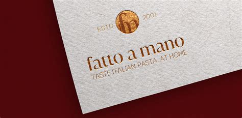 fatto a mano / concept pasta packaging design :: Behance