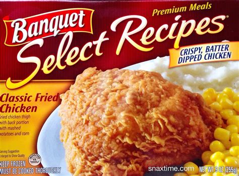 Banquet Classic Fried Chicken: Select Recipes Premium Frozen Dinner ...