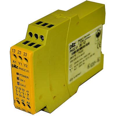 PILZ PNOZ X1 SAFETY RELAY 24VAC/ 24DC MADE IN GERMANY--SA | eBay