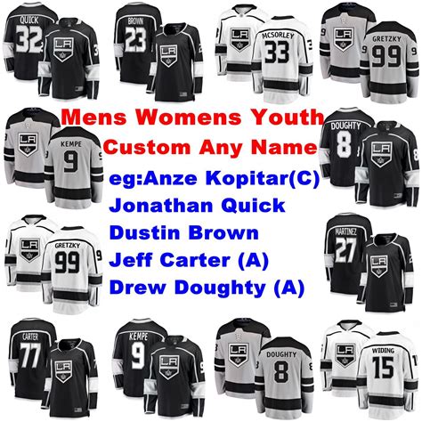 2021 Los Angeles Kings Jerseys Anze Kopitar Jersey Jonathan Quick Drew ...