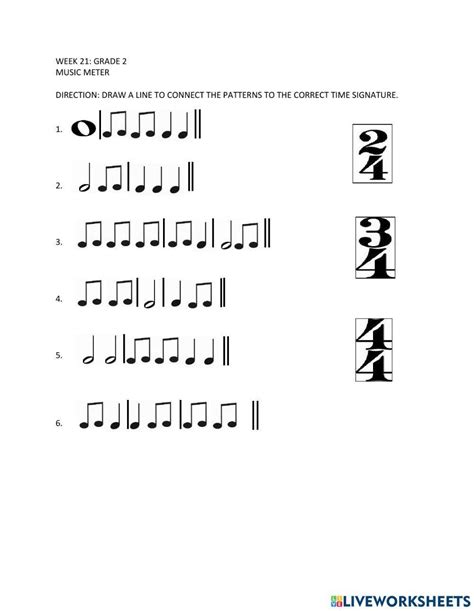 Music meter 1826382 | boggstupaz | Live Worksheets