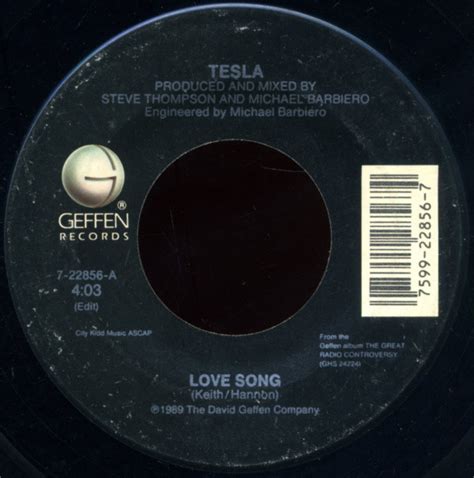 Tesla - Love Song (1989, Vinyl) | Discogs