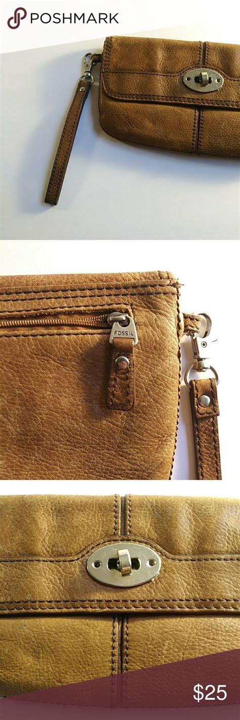 Fossil wallet Brown leather 8.5 x 5 inches | Fossil wallet, Leather ...