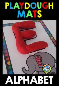 ALPHABET PLAYDOUGH MATS BEGINNING LETTER SOUND ACTIVITY FINE MOTOR ...