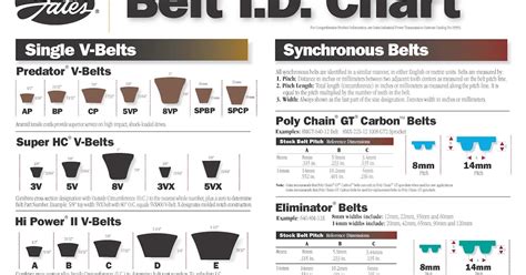 Gates Belts, Hoses, and Applications: Belt Identification