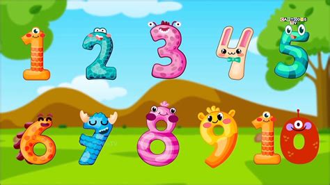 The Numbers Song | Learn Numbers Song | Ten Little Numbers | Children Songs - YouTube