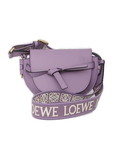 Loewe Gate Dual Mini Shoulder Bag in Purple | Lyst