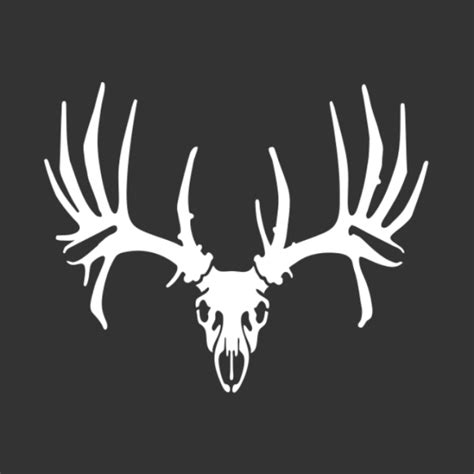 Whitetail Skull Decal