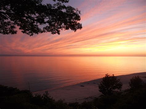 aaaahhh... sunset over Lake Michigan Quiet Mind, Lake Michigan, Wonderful Places, Favorite ...