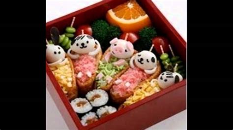 Cute Food Art Kawaii Bento Ideas - YouTube