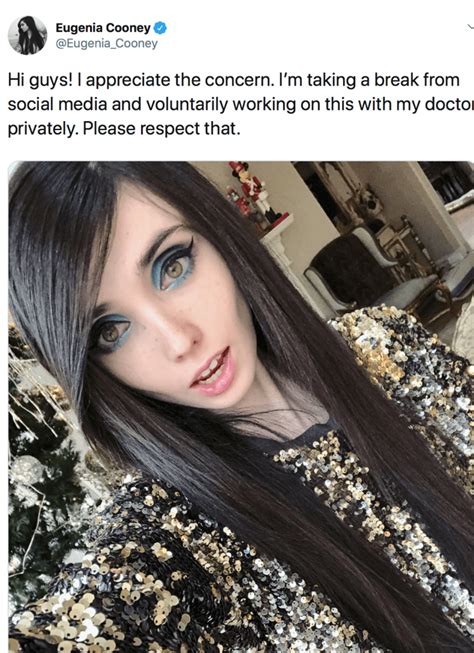 First photo of Eugenia Cooney after recovery from possible eating disorder