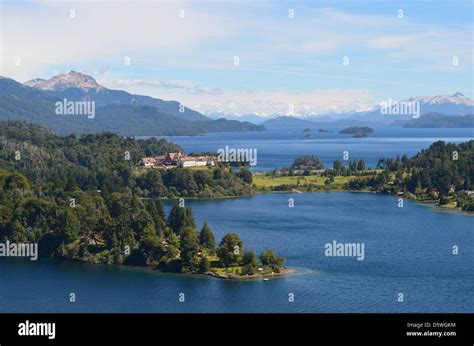 View from Cerro Catedral cable car station, Bariloche, Argentina Stock Photo - Alamy