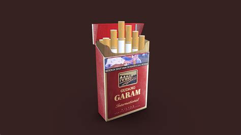 Rokok Gudang Garam - 3D model by ququ (@meequ) [6067977] - Sketchfab