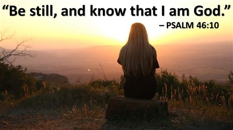 Psalm 46 - Be Still and Know that I Am God - YouTube