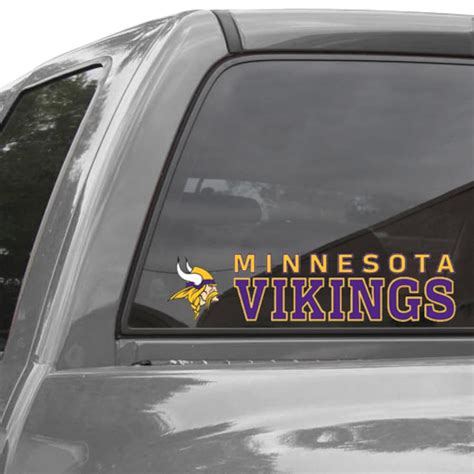 Minnesota Vikings WinCraft 4" x 17" Die-Cut Decal