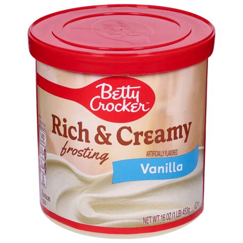 Save on Betty Crocker Rich & Creamy Frosting Vanilla Order Online Delivery | Food Lion