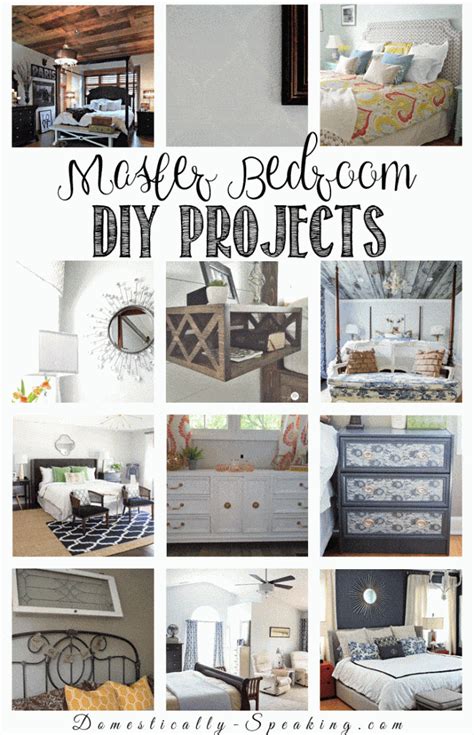 DIY Room Decor Ideas for the Master Bedroom - Domestically Speaking