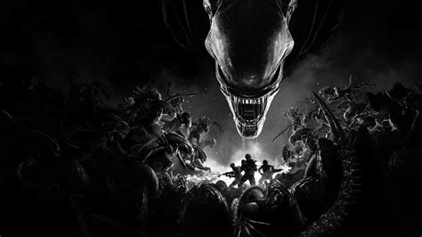 Xenomorph Aliens Fireteam 4K #1011b Wallpaper