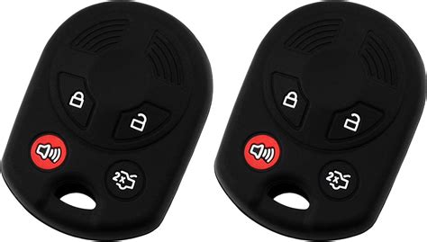 Pack of 2 KeyGuardz Keyless Entry Remote Car Key Fob Outer Shell Cover Soft Rubber Protective ...
