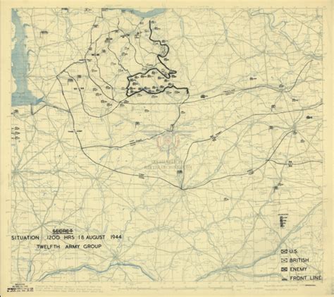 Normandy-Falaise Pocket Battle Map – Battle Archives