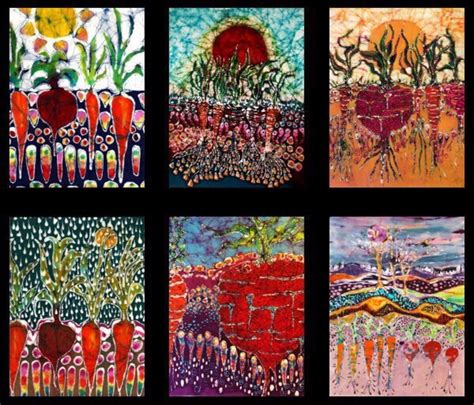 Garden Fabric Batik Yard 6 Images From My Original Garden Batik for ...