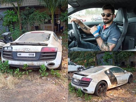 Virat Kohli’s First Audi R8 Car Seen Lying in the Police Station, Here’s Why!