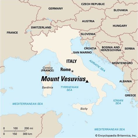 Mount Vesuvius Map