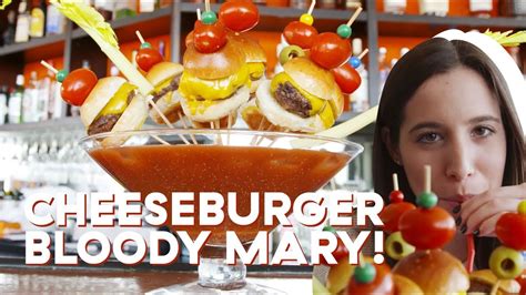 Best Cheeseburger Bloody Mary In NYC | Delish Does - YouTube