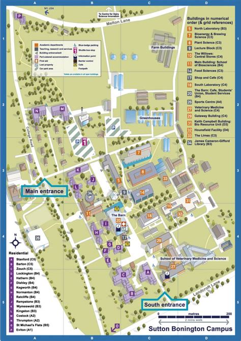 Map illustration of Nottingham University | Richard Bowring