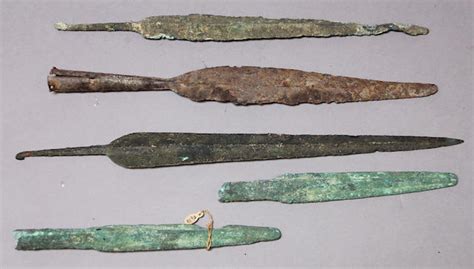 Bonhams : A group of Bronze and Iron Age weapons