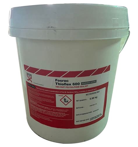 6.5kg Fosroc Thioflex 600 Polysulphide Sealant, 13 kg, box at Rs 275/kg ...