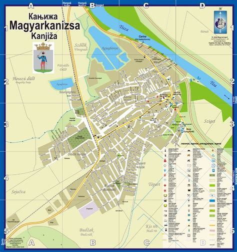 Kanizsa City Map - Kanjiza Serbia • mappery