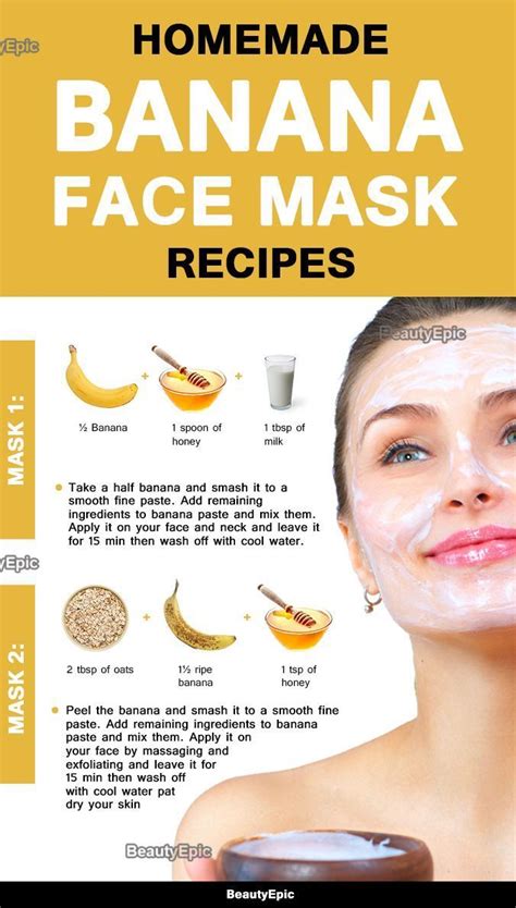 Best homemade banana face mask to get beautiful skin – Artofit