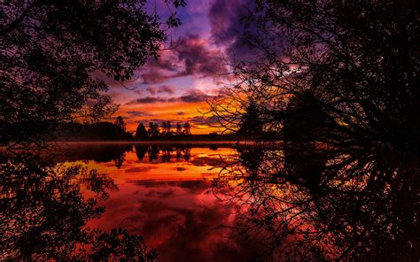 Autumn Sunset Wallpapers - Top Free Autumn Sunset Backgrounds - WallpaperAccess