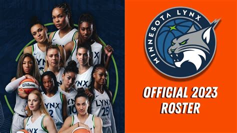 Roaring into Action: Unveiling the Minnesota Lynx's 2023 Roster - YouTube