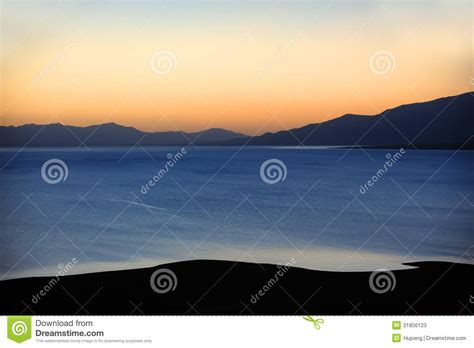 Lake at sunrise stock image. Image of lakeside, bright - 31856123