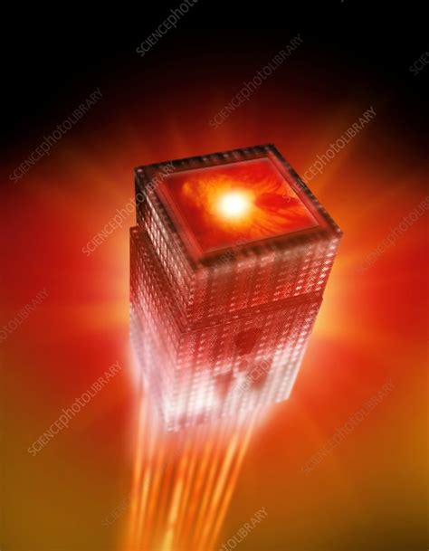 Nuclear reactor meltdown - Stock Image - C009/7223 - Science Photo Library