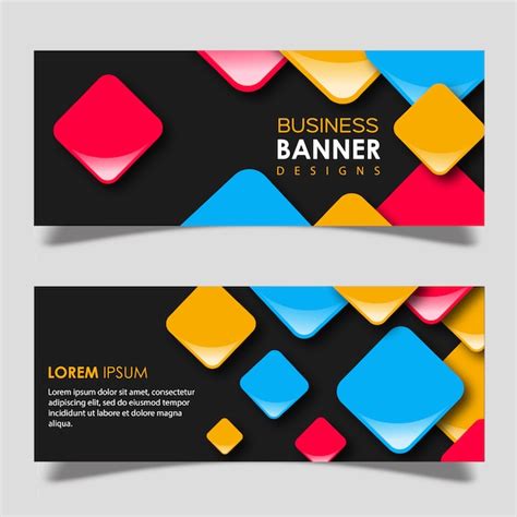 Free Vector | Vector Square Banner Design