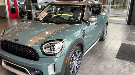 2022 Sage Green MINI Cooper S Countryman w/the Iconic and Driving Assistant Packages - YouTube