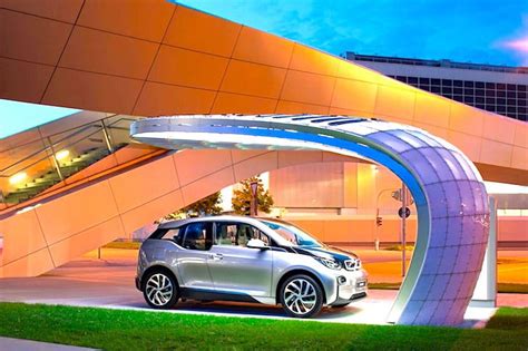 BMW’s Gorgeous Solar EV Charging Station