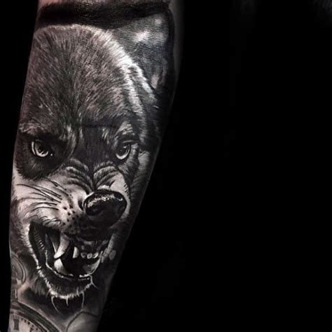 50 Realistic Wolf Tattoo Designs For Men - Canine Ink Ideas