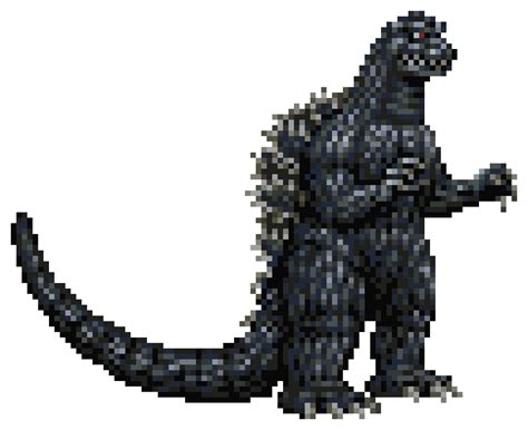 Pixilart - Godzilla Sprite by henthorneaaron9