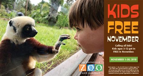 Kids Free November at the Jacksonville Zoo and Gardens | Jax Examiner