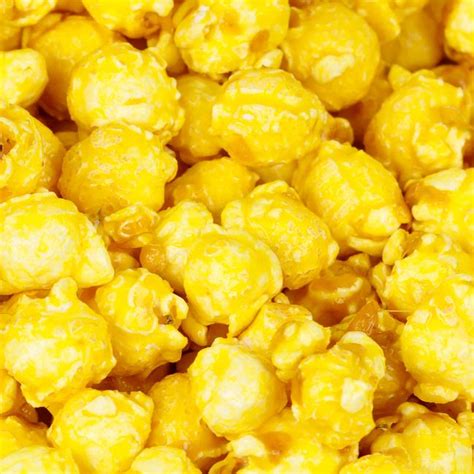 Yellow Candy Coated Popcorn - Lemon • Gourmet Candy Coated Popcorn • Bulk Candy • Oh! Nuts®