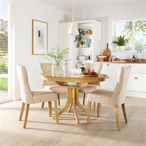 Extending Dining Table Set Dining Table Chairs Round Extending Hudson ...