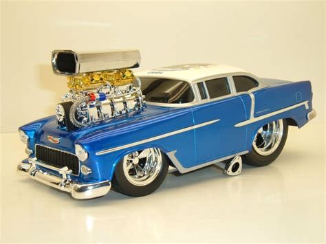 Custom+Diecast+Cars | Custom 1955 Chevy Bel-Air Muscle Machines 1;18 ...