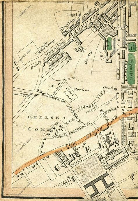 Smith's New Map Of London c1830.