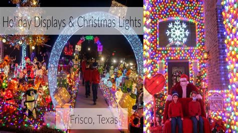 5 Best Holiday Displays & Christmas Lights in Frisco, Tx - YouTube