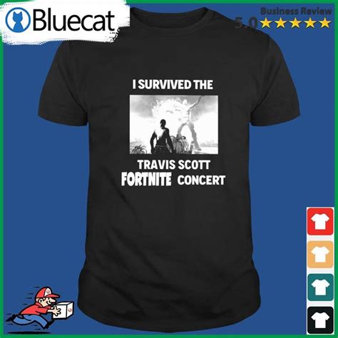 I Survived The Travis Scott Fortnite Concert Shirt