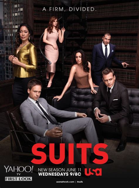 'Suits' Season 4 Poster First Look: A Firm, Divided | Avocat sur mesure, Suits avocats sur ...